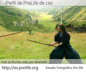 Perfil de PreLife de css