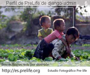 Perfil de PreLife de django-admin