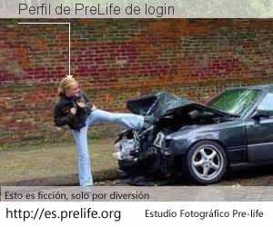Perfil de PreLife de login