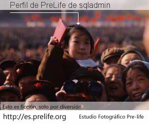 Perfil de PreLife de sqladmin