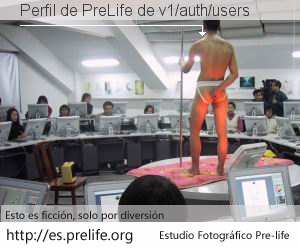 Perfil de PreLife de v1/auth/users