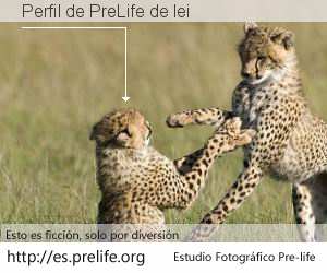 Perfil de PreLife de lei
