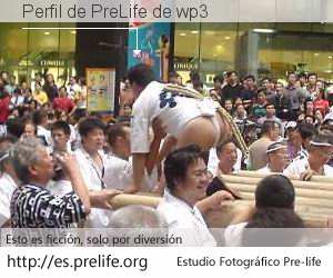 Perfil de PreLife de wp3