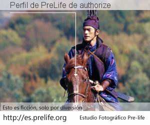 Perfil de PreLife de authorize