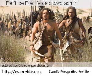 Perfil de PreLife de old/wp-admin