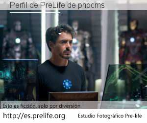 Perfil de PreLife de phpcms