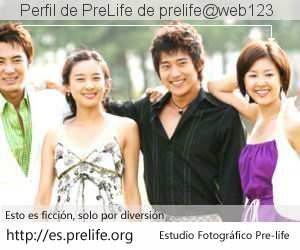 Perfil de PreLife de prelife@web123